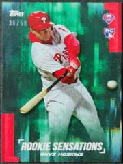 Rhys Hoskins [Red Helmet Green] Baseball Cards 2018 Topps on Demand Rookie Sensations Prices