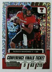 Patrick Mahomes II [Conference Finals Ticket] #1 Football Cards 2021 Panini Contenders Draft Picks Prices