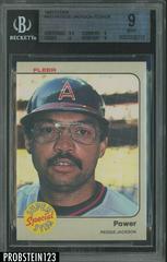 Power [Reggie Jackson] #645 Baseball Cards 1983 Fleer Prices