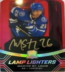 Martin St. Louis Hockey Cards 2020 Upper Deck The Cup Lamp Lighters Autographs Prices