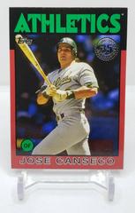 Jose Canseco [Red] #86B-22 Baseball Cards 2021 Topps 1986 35th Anniversary Prices