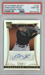 Christian Yelich [Autograph Prizm] #190 Baseball Cards 2013 Panini Select Prices