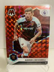 Aaron Cresswell [Red Mosaic] #81 Soccer Cards 2021 Panini Mosaic Premier League Prices