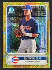 Matthew Lugo [Gold Refractor] Baseball Cards 2020 Bowman Chrome Spanning the Globe Prices