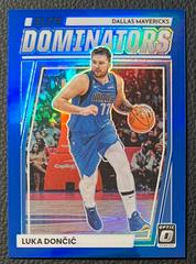 Luka Doncic [Blue] #4 Basketball Cards 2022 Panini Donruss Optic Elite Dominators Prices