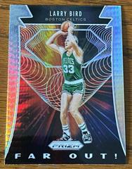 Larry Bird [Hyper Prizm] #6 Basketball Cards 2019 Panini Prizm Far Out Prices