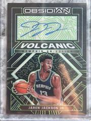 Jaren Jackson Jr. [Green] Basketball Cards 2021 Panini Obsidian Volcanic Signatures Prices