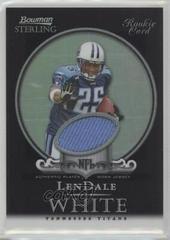 LenDale White [Jersey Black Refractor] #BS-LW Football Cards 2006 Bowman Sterling Prices