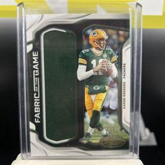 Aaron Rodgers #FG-AR Football Cards 2019 Panini Certified Fabric of the Game Prices