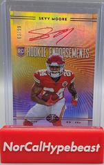 Skyy Moore [Green] #RE-SM Football Cards 2022 Panini Illusions Rookie Endorsements Autographs Prices