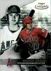 Shohei Ohtani [Class 3] #3 Baseball Cards 2020 Topps Gold Label Prices
