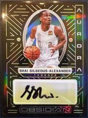 Shai Gilgeous Alexander [Yellow] #AUR-SGA Basketball Cards 2021 Panini Obsidian Aurora Autographs Prices
