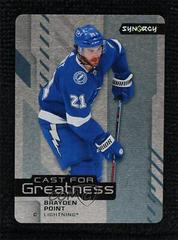 Brayden Point #CG-12 Hockey Cards 2021 Upper Deck Synergy Cast for Greatness Prices