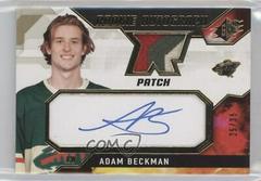 Adam Beckman [Patch] #AD Hockey Cards 2021 SPx Rookie Auto Jersey Prices