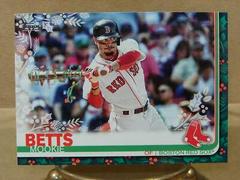 Mookie Betts [Lights on Bat] #HW29 Baseball Cards 2019 Topps Holiday Mega Box Prices