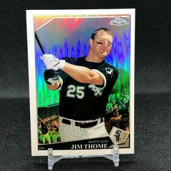 Jim Thome [Refractor] #165 Baseball Cards 2009 Topps Chrome Prices