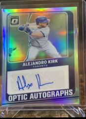 Alejandro Kirk #OA-AK Baseball Cards 2021 Panini Donruss Optic Autographs Prices