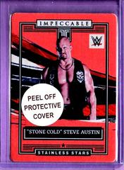 Stone Cold Steve Austin [Orange] Wrestling Cards 2022 Panini Impeccable WWE Stainless Stars Prices