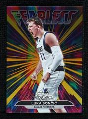 Luka Doncic [Gold Prizm] #10 Basketball Cards 2021 Panini Prizm Fearless Prices
