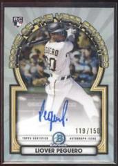 Liover Peguero #ROY-LP Baseball Cards 2023 Bowman Chrome Rookie of the Year Favorites Autographs Prices