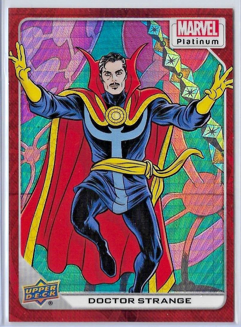 Doctor Strange [Red Prism] #100 Marvel 2023 Upper Deck Platinum