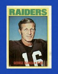 George Blanda Football Cards 1972 Topps Prices