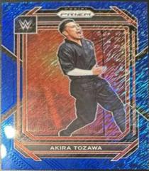 Akira Tozawa [Blue Shimmer] #129 Wrestling Cards 2023 Panini Prizm WWE Prices