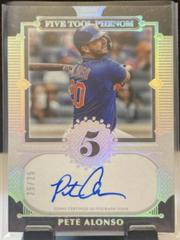 Pete Alonso [Five Star] #FTP-PA Baseball Cards 2023 Topps Five Star Five Tool Phenom Autograph Prices