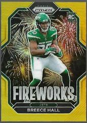 Breece Hall [Gold] #F-24 Football Cards 2022 Panini Prizm Fireworks Prices