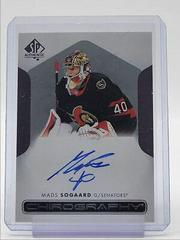 Mads Sogaard Hockey Cards 2022 SP Authentic Chirography Autographs Prices