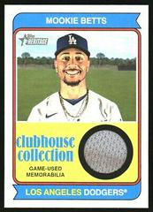 Mookie Betts #CCR-MB Baseball Cards 2023 Topps Heritage Clubhouse Collection Relics Prices
