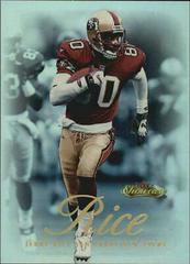 Jerry Rice #15 Football Cards 2000 Fleer Showcase Prices