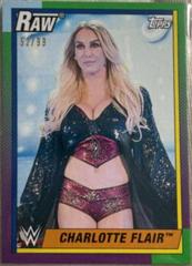 Charlotte Flair [Green] #8 Wrestling Cards 2021 Topps Heritage WWE Prices