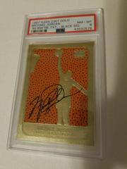 Michael Jordan [86 Basketball Texture Black Signature] Basketball Cards 1997 Fleer 23KT Gold Prices