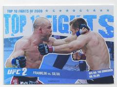 Rich Franklin vs Wanderlei Silva Ufc Cards 2010 Topps UFC Main Event Top 10 Fights of 2009 Prices
