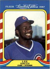 Lee Smith Baseball Cards 1987 Fleer Limited Edition Prices