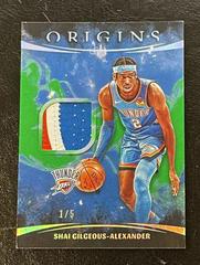 Shai Gilgeous Alexander [Green] Basketball Cards 2021 Panini Origins Prices