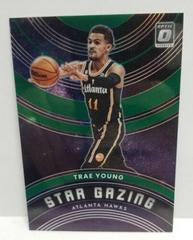 Trae Young [Green] #3 Basketball Cards 2022 Panini Donruss Optic Star Gazing Prices