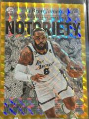 LeBron James [Gold] #2 Basketball Cards 2022 Panini Mosaic Notoriety Prices