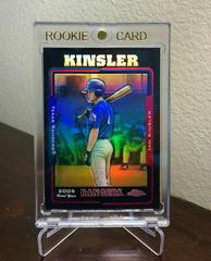 Ian Kinsler [Black Refractor] Baseball Cards 2005 Topps Chrome Prices