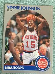 Vincent Johnson #107 Basketball Cards 1990 Hoops Prices