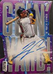 Ronald Acuna Jr. Baseball Cards 2023 Stadium Club Goin' Yard Autographs Prices