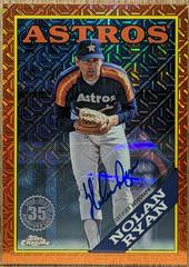 Nolan Ryan [Autograph Orange] #T88C-76 Baseball Cards 2023 Topps Silver Pack 1988 Chrome Prices