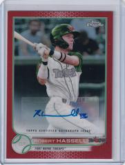 Robert Hassell [Autograph Red Refractor] #PDC-44 Baseball Cards 2022 Topps Pro Debut Chrome Prices