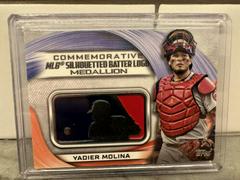 Yadier Molina #MLBL-YM Baseball Cards 2022 Topps MLB Logo Medallion Relics Prices