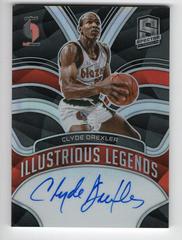 Clyde Drexler Basketball Cards 2021 Panini Spectra Illustrious Legends Signatures Prices
