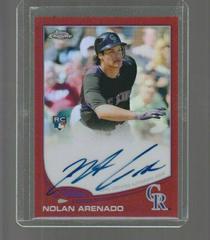 Nolan Arenado [Autograph Red Refractor] #78 Baseball Cards 2013 Topps Chrome Prices
