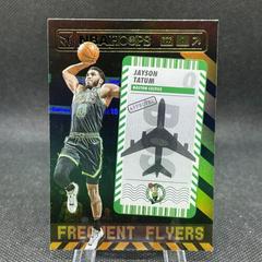 Jayson Tatum [Holo] #9 Basketball Cards 2021 Panini Hoops Frequent Flyers Prices