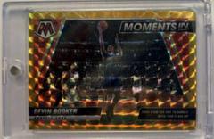 Devin Booker [Gold] Basketball Cards 2021 Panini Mosaic Moments in Time Prices