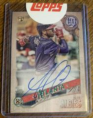 Ozzie Albies [Gum Back] #GQA-OA Baseball Cards 2018 Topps Gypsy Queen Autographs Prices